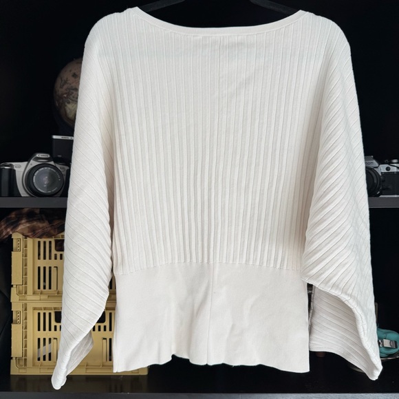 COS Off-White Ribbed Knit Top - Picture 5 of 6